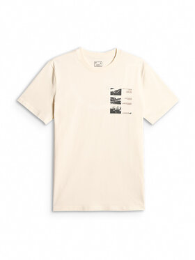 4F 4F T-Shirt LIMITLESS DESERT Biały Regular Fit