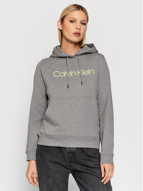 Calvin Klein Calvin Klein Bluza Core Logo K20K202687 Szary Regular Fit