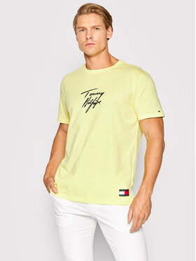 Tommy Hilfiger Tommy Hilfiger T-Shirt UM0UM01787 Κίτρινο Regular Fit