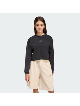 adidas adidas Bluza 158912 Czarny Loose Fit