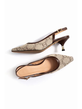 Magda Matyja Magda Matyja Czółenka LEXY HEELS BEIGE Beżowy