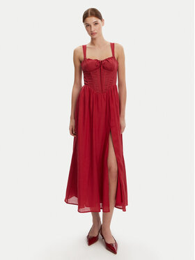 BARDOT BARDOT Kokteilinė suknelė 59237DB Vyšninė Regular Fit