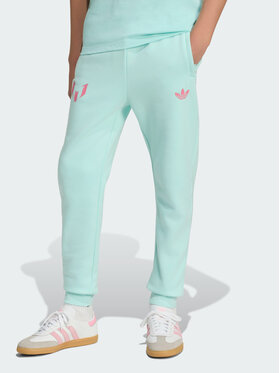 adidas adidas Spodnie dresowe Messi Turkusowy Regular Fit