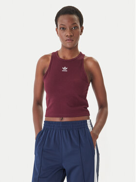 adidas adidas Top Essentials KD3824 Dunkelrot Slim Fit