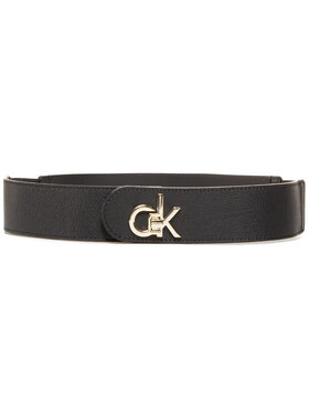 Calvin Klein Calvin Klein Pasek Damski Twist Lock Belt 45Mm K60K607333 Czarny
