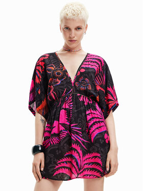 Desigual Desigual Robe d'été 23SWMW18 Noir Regular Fit