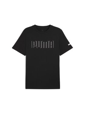 Puma Puma T-Shirt Sport Graphic Tee 684617 Czarny Regular Fit