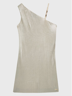 Guess Guess Elegantes Kleid J3RK19 KBKG0 Silberfarben Regular Fit