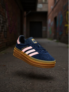 adidas adidas Sneakersy Gazelle Bold JR5951 Granatowy