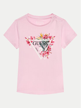Guess Guess T-shirt K4GI02 K6YW4 Rosa Regular Fit