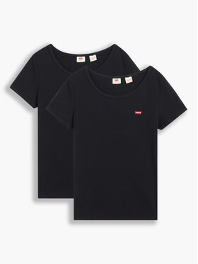 Levi's® Levi's® 2 marškinėlių komplektas The Perfect 74856-0006 Juoda Regular Fit