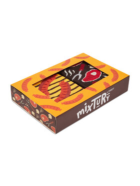 Zooksy Zooksy Zestaw 2 par niskich skarpet męskich Mixtury Grillowe Brązowy