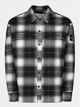 Calvin Klein Jeans Calvin Klein Jeans Košile Check Shirt J30J324611 Černá Regular Fit