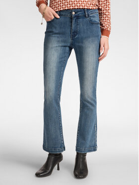 Elena Mirò Elena Mirò Jeansy P473P100326N024 Niebieski Flare Fit