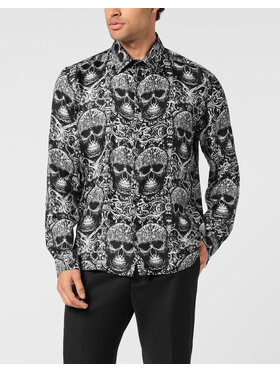 PHILIPP PLEIN PHILIPP PLEIN Košeľa 26113 Čierna Regular Fit