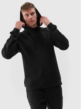 4F 4F Mikina 4FRAW24TSWSM1821-20S Čierna Regular Fit