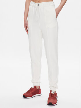 Calvin Klein Performance Calvin Klein Performance Donji dio trenerke 00GWS3P605 Bijela Regular Fit