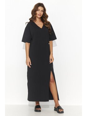 Numinou Numinou Sukienka codzienna NU466 Czarny Comfortable Fit