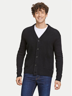 Lindbergh Lindbergh Strickjacke 30-800223 Schwarz Comfort Fit