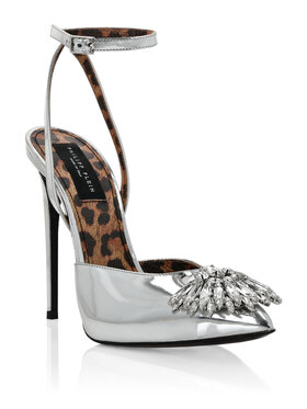 PHILIPP PLEIN PHILIPP PLEIN Czółenka 20709 Srebrny