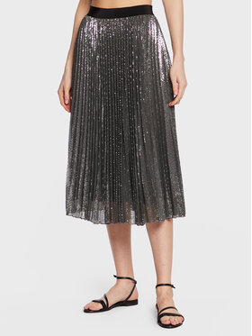 Weekend Max Mara Weekend Max Mara Faltenrock Falesia 23577101 Grau Regular Fit