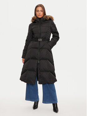 Guess Guess Ziemas mētelis New Olga W4BL41 WEX52 Melns Regular Fit