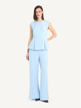 KMX KMX Spodnie materiałowe 810140015 Niebieski Flare Fit