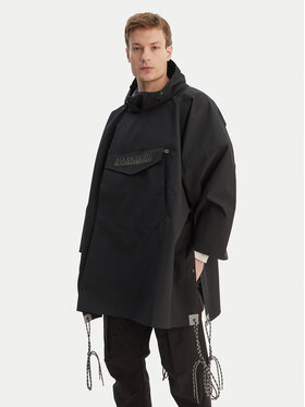 Napapijri Napapijri Lietus jaka A-Raincape L NP0A4H4D9411 Melns Oversize