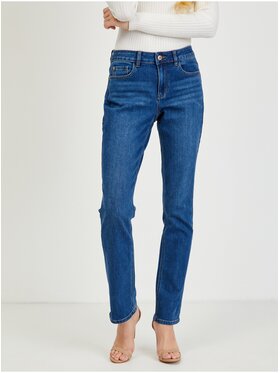Orsay Orsay Jeansy 314093550000__38 Niebieski Boyfriend Fit