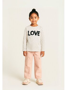 MINOTI MINOTI Longsleeve Fox 8 Kolorowy Regular Fit