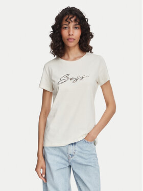 BOSS BOSS T-krekls C_Elove_5 50566827 Krēmkrāsas Slim Fit