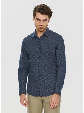 Pako Lorente Pako Lorente Koszula P24SF-1X-027 Granatowy Slim Fit