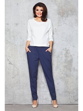 Infinite You Infinite You Spodnie damskie M051 Granatowy Basic Fit