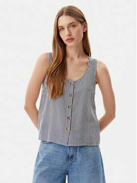 Vero Moda Vero Moda Top Bumpy 10325830 Granatowy Standard Fit