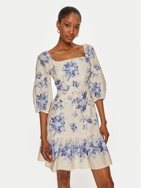 TWINSET TWINSET Rochie de vară 241TT2423 Écru Regular Fit