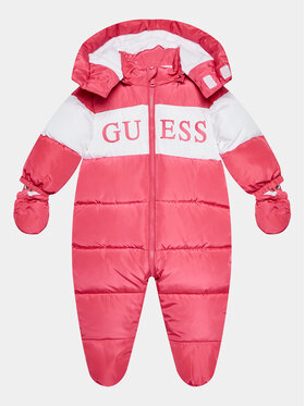 Guess Guess Kombinezon zimowy H3BW05 WB240 Różowy Regular Fit