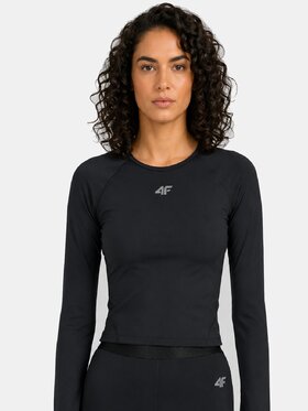 4F 4F T-Shirt 4FWAW26TFLOF595 Czarny Active Fit