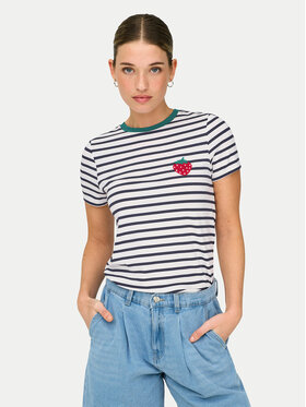 ONLY ONLY T-Shirt Heart 15318959 Bílá Regular Fit
