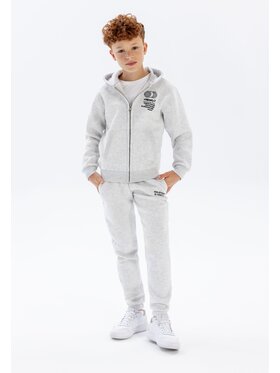 MINOTI MINOTI Spodnie dresowe 19fleece81 Szary Regular Fit