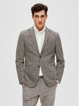 Selected Homme Selected Homme Bleizers 16088501 Pelēks Slim Fit