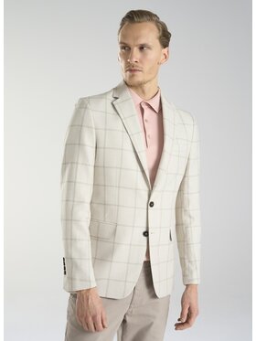 Pako Lorente Pako Lorente Marynarka P24SF-3X-024 Beżowy Slim Fit