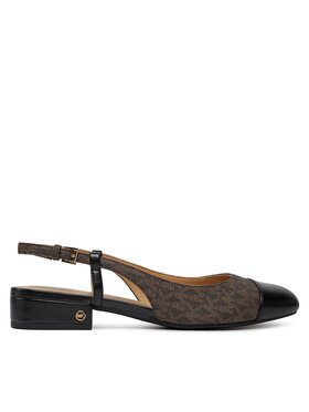 MICHAEL Michael Kors MICHAEL Michael Kors Sandály Perla Flex Sling Flat 40R4PLFP1B Hnědá