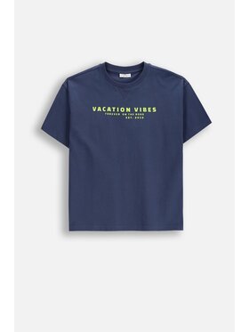 Coccodrillo Coccodrillo T-Shirt WC6143208TBJ-015 Granatowy Regular Fit