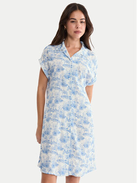 Triumph Triumph Camicia da notte Boyfriend 10222612 Blu Regular Fit