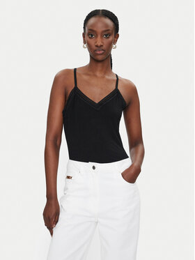 Morgan Morgan Top 192-BARBA.N Negru Slim Fit