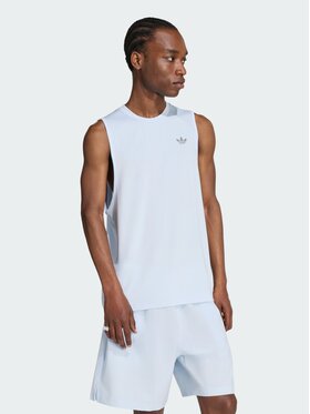 adidas adidas Tank top 162918 Niebieski jasny Regular Fit