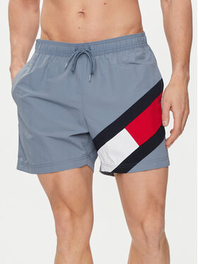 Tommy Hilfiger Tommy Hilfiger Plavecké šortky UM0UM02048 Modrá Slim Fit