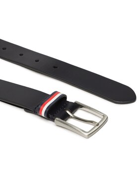 Tommy Hilfiger Dječji Remen Leather Belt AU0AU01560 Tamnoplava