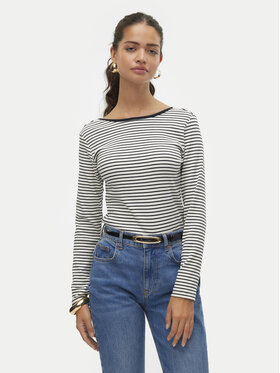 Vero Moda Vero Moda Bluzka Chloe 10314406 Biały Slim Fit