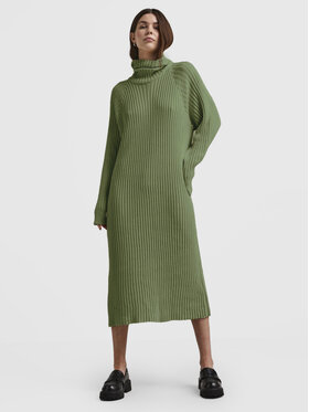 YAS YAS Trikotažinė suknelė Mavi 26028660 Žalia Regular Fit